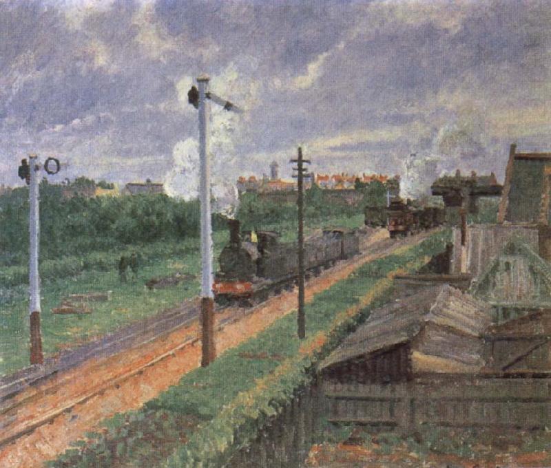 Camille Pissarro The Train china oil painting image